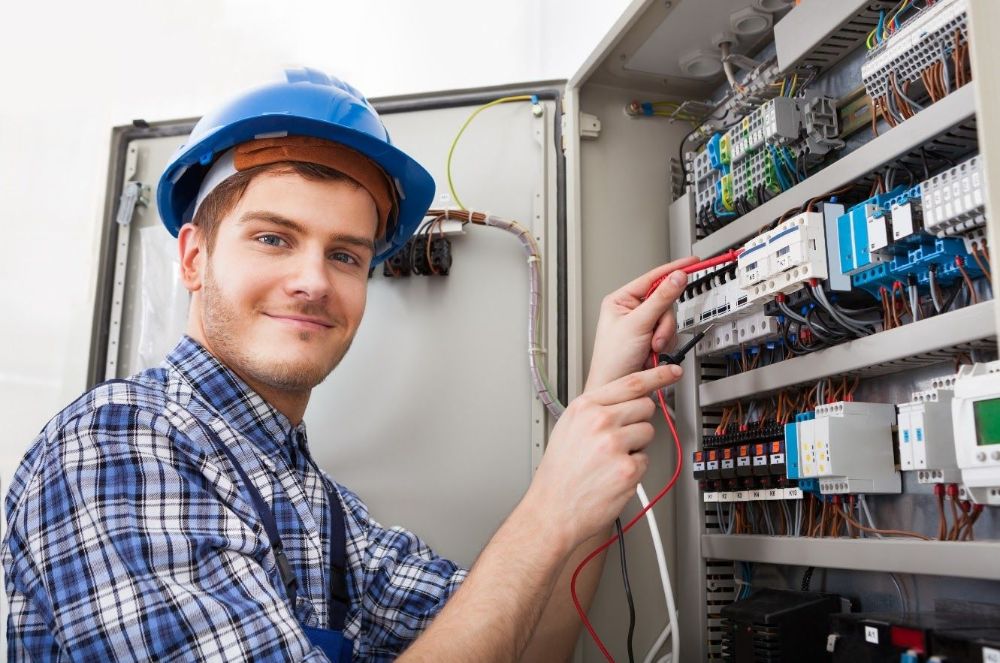 Technician working
